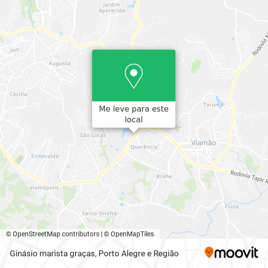 Ginásio marista graças mapa