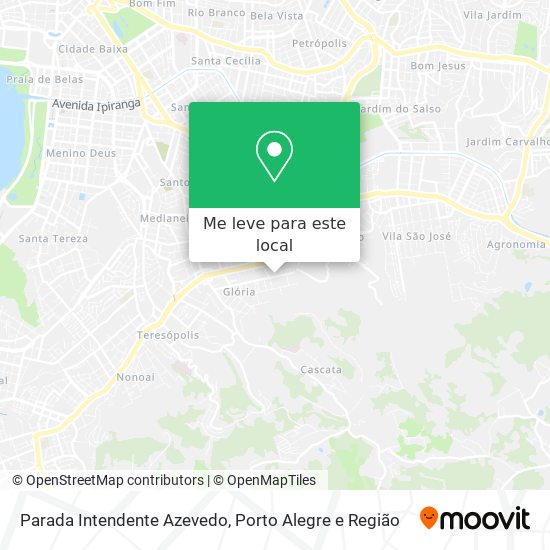 Parada Intendente Azevedo mapa