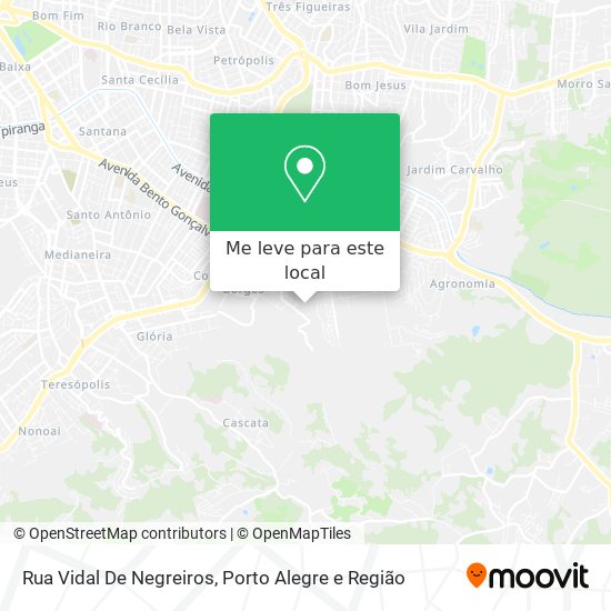 Rua Vidal De Negreiros mapa