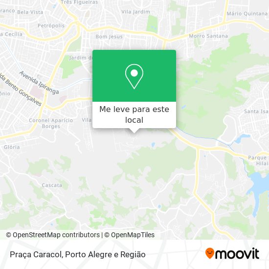 Praça Caracol mapa