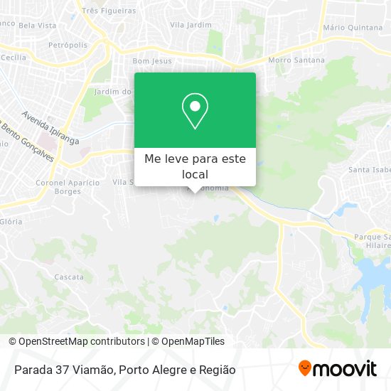 Parada 37 Viamão mapa