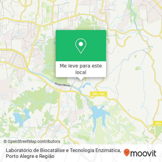 Laboratório de Biocatálise e Tecnologia Enzimática mapa