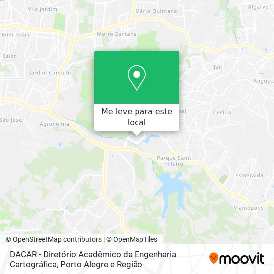 DACAR - Diretório Acadêmico da Engenharia Cartográfica mapa