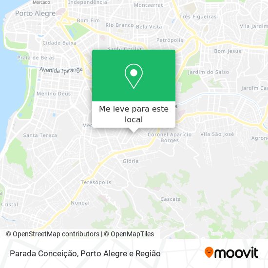 Parada Conceição mapa