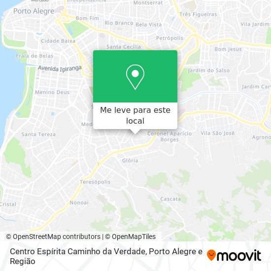 Centro Espírita Caminho da Verdade mapa