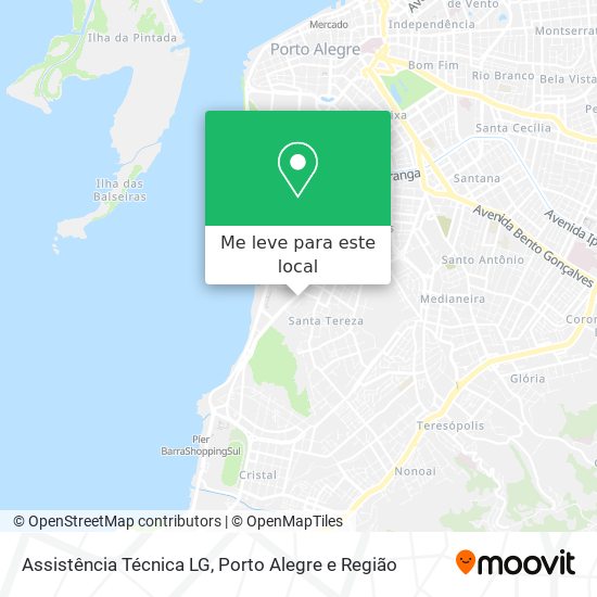 Assistência Técnica LG mapa