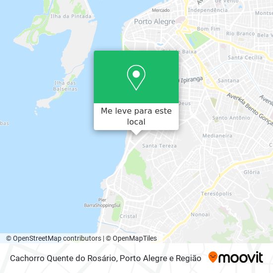 Cachorro Quente do Rosário mapa