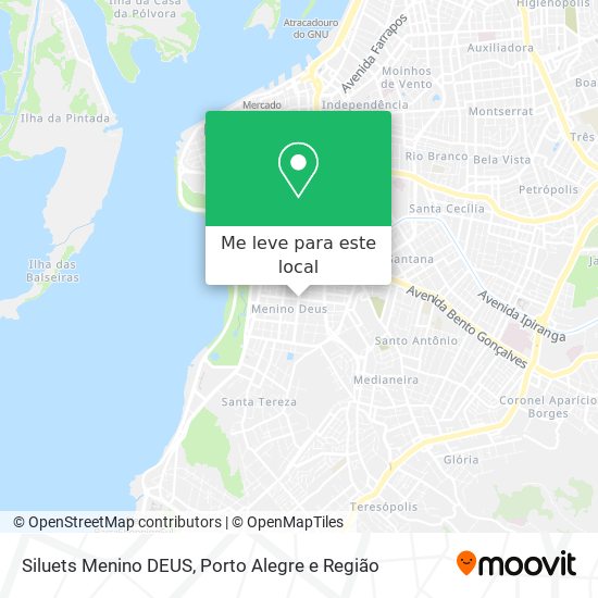 Siluets Menino DEUS mapa