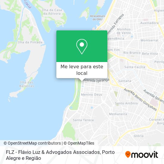 FLZ - Flávio Luz & Advogados Associados mapa