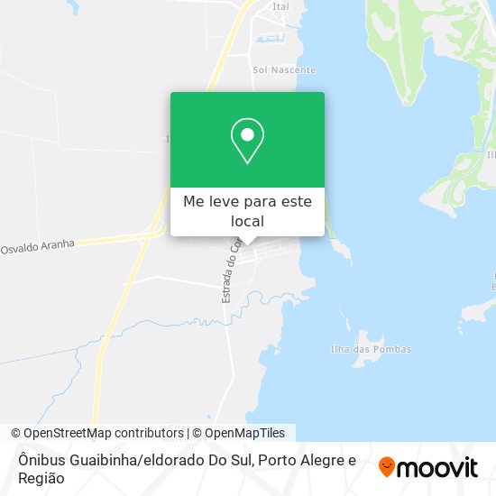 Ônibus Guaibinha / eldorado Do Sul mapa
