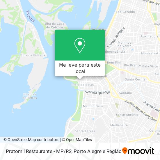 Pratomil Restaurante - MP/RS mapa