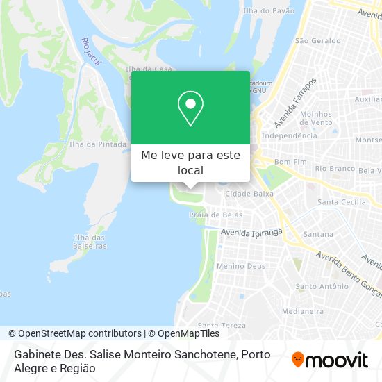 Gabinete Des. Salise Monteiro Sanchotene mapa