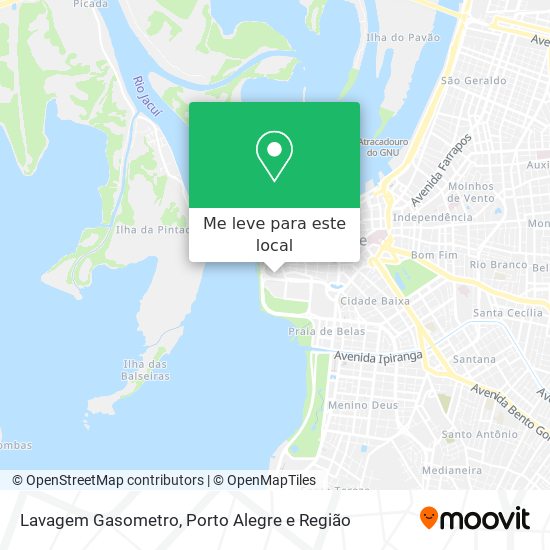 Lavagem Gasometro mapa