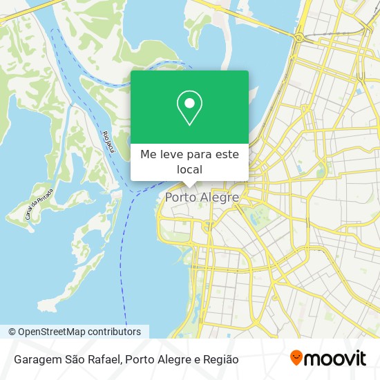 Garagem São Rafael mapa