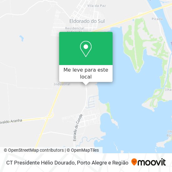 CT Presidente Hélio Dourado mapa