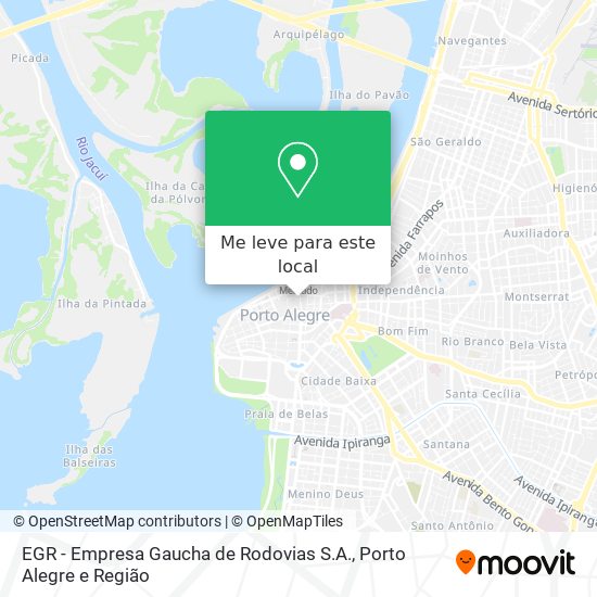 EGR - Empresa Gaucha de Rodovias S.A. mapa