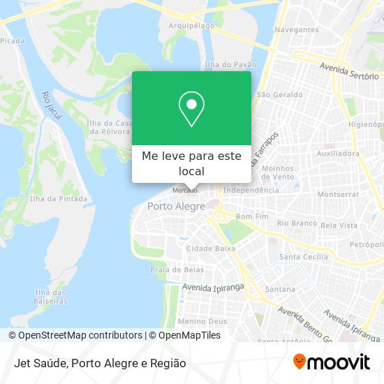 Jet Saúde mapa