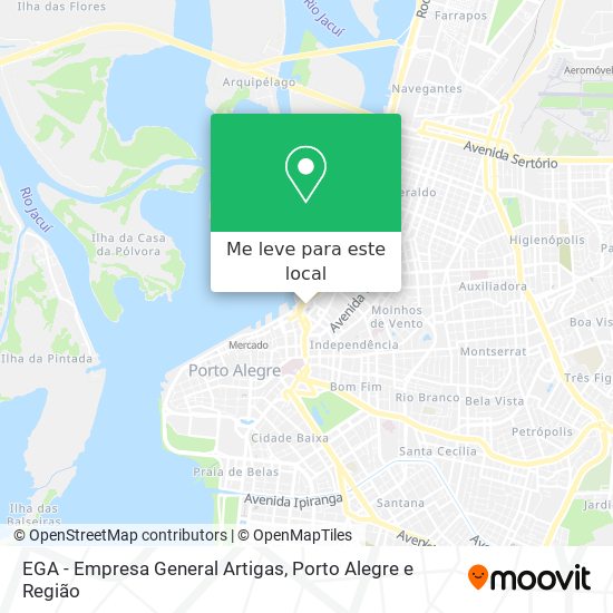 EGA - Empresa General Artigas mapa