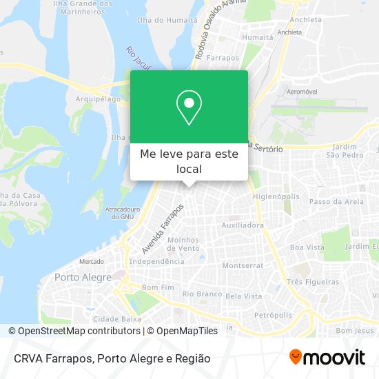 CRVA Farrapos mapa