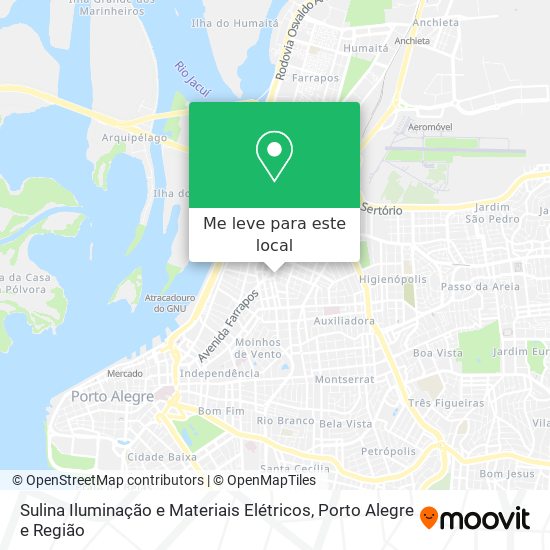 Sulina Iluminação e Materiais Elétricos mapa