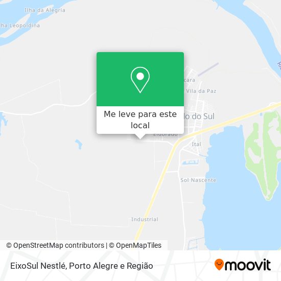 EixoSul Nestlé mapa