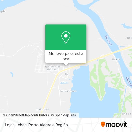 Lojas Lebes mapa