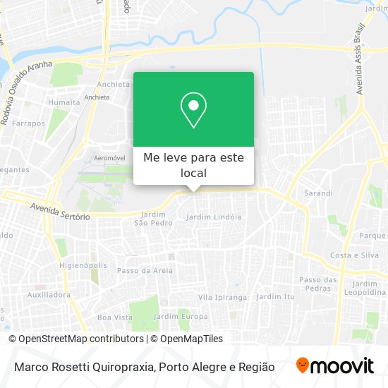 Marco Rosetti Quiropraxia mapa