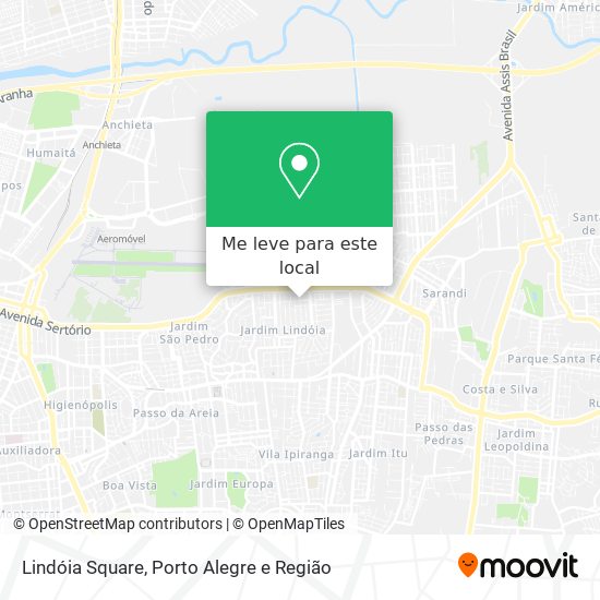 Lindóia Square mapa