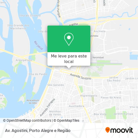 Av. Agostini mapa