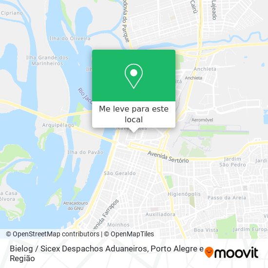 Bielog / Sicex Despachos Aduaneiros mapa