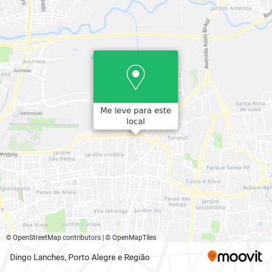 Dingo Lanches mapa