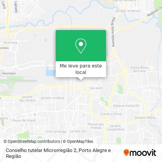 Conselho tutelar Microrregião 2 mapa