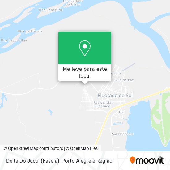 Delta Do Jacui (Favela) mapa