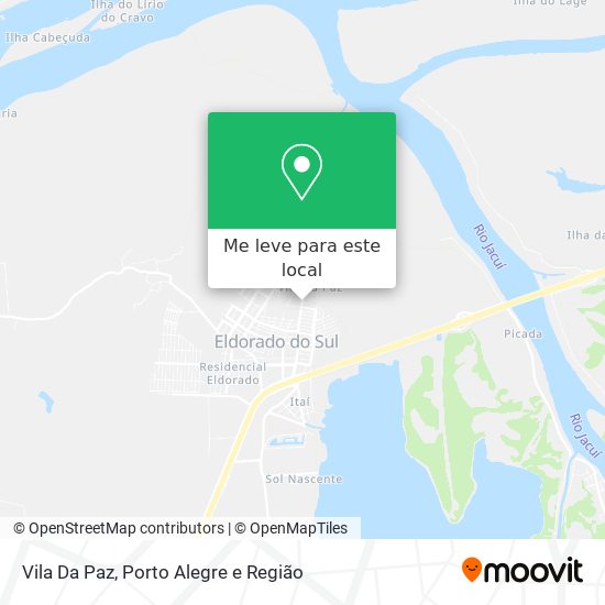 Vila Da Paz mapa