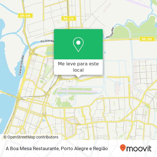 A Boa Mesa Restaurante mapa