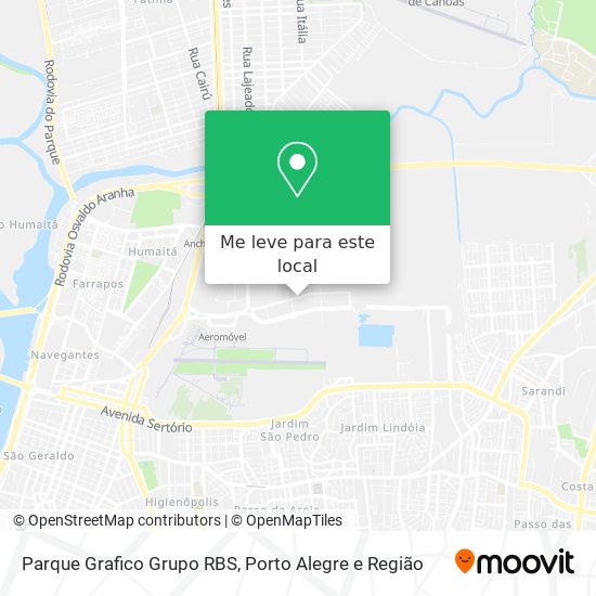 Parque Grafico Grupo RBS mapa