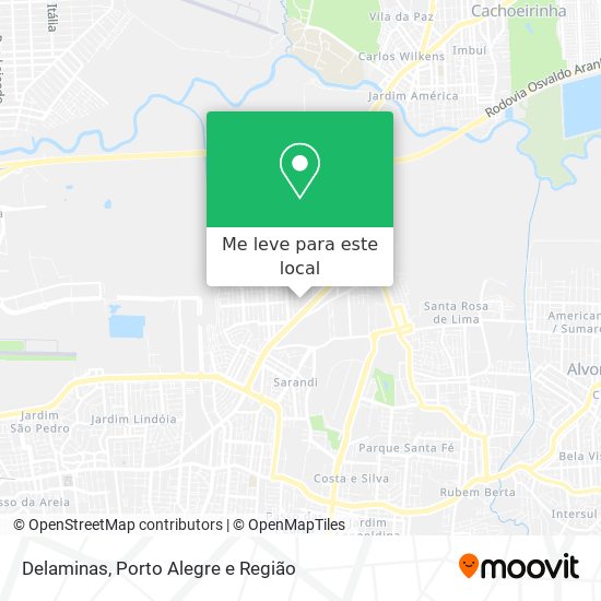 Delaminas mapa