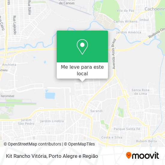 Kit Rancho Vitória mapa