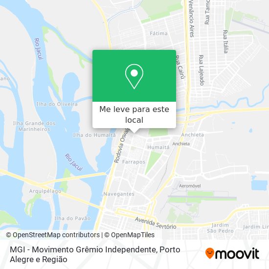 MGI - Movimento Grêmio Independente mapa