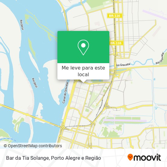 Bar da Tia Solange mapa