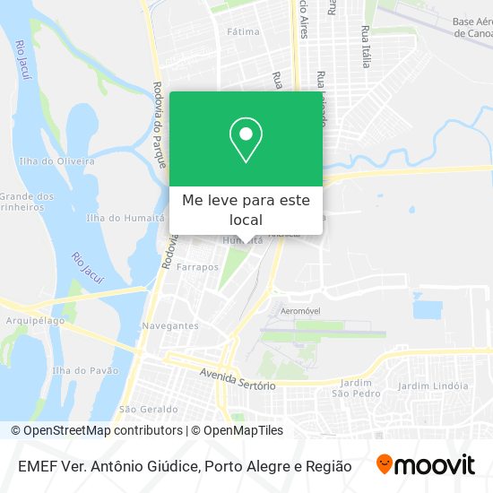 EMEF Ver. Antônio Giúdice mapa