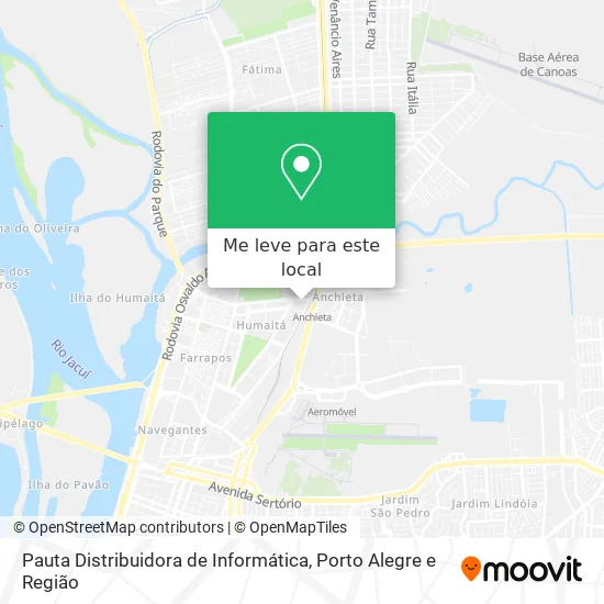 Pauta Distribuidora de Informática mapa