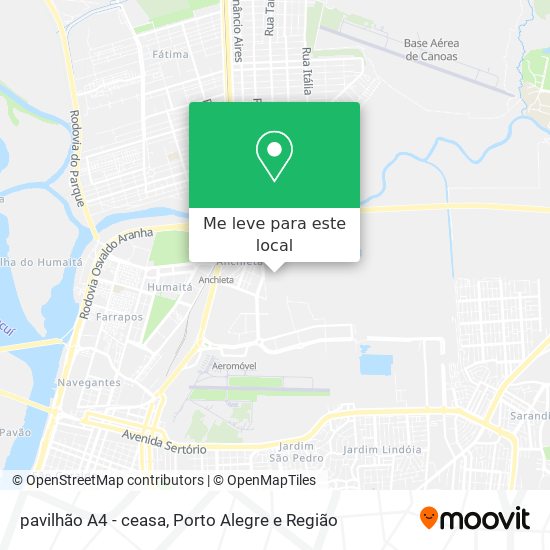 pavilhão A4 - ceasa mapa