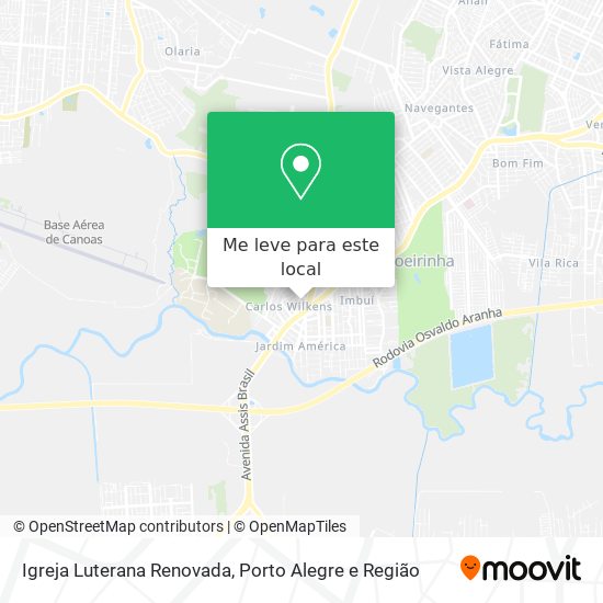 Igreja Luterana Renovada mapa