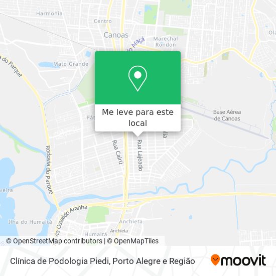 Clínica de Podologia Piedi mapa