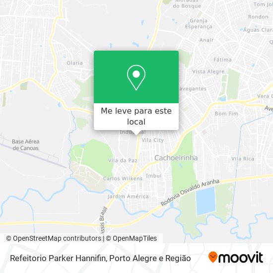 Refeitorio Parker Hannifin mapa