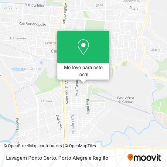 Lavagem Ponto Certo mapa