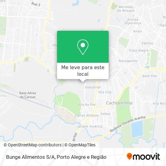 Bunge Alimentos S/A mapa