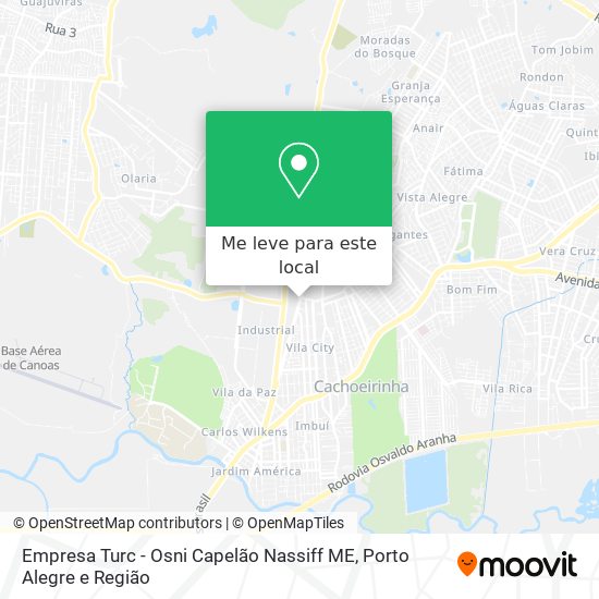 Empresa Turc - Osni Capelão Nassiff ME mapa