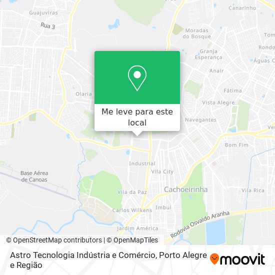 Astro Tecnologia Indústria e Comércio mapa